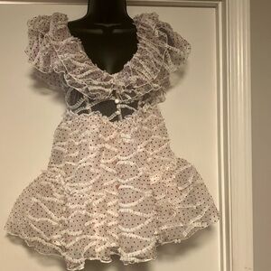 NWT For Love of Lemons Sample Ilaria Mini Dress Size Small